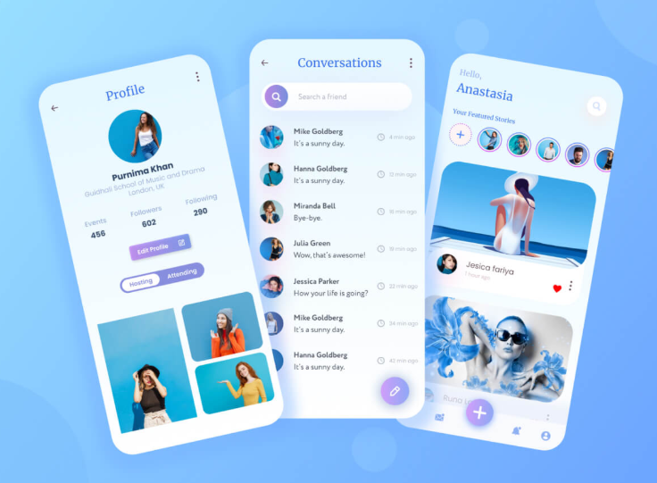 Snapchat App Redesign UI Kit